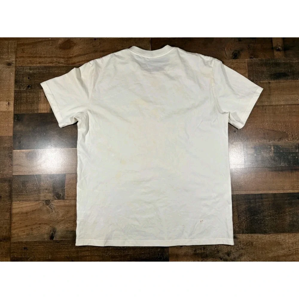 Team Us Sports Club Michael Jordan Shirt Mens Large White Tapestry  Woven